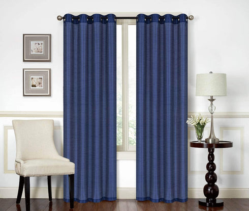 Adore the Decor™ Faux Silk 54 x 84 in. Single Grommet Curtain Panel